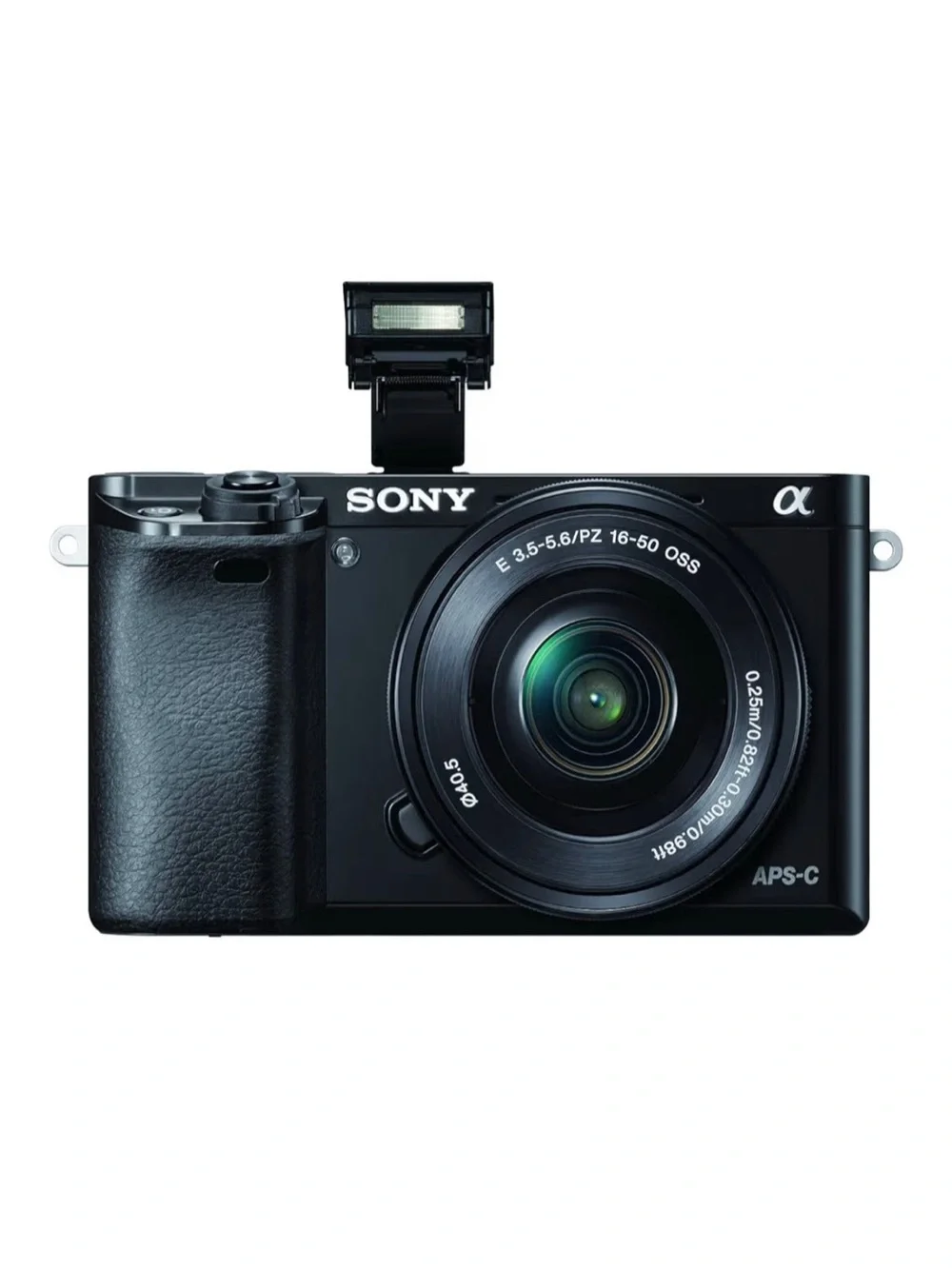 Sony Alpha a6000 Mirrorless Digital Camera in Black with 16-50mm Lens